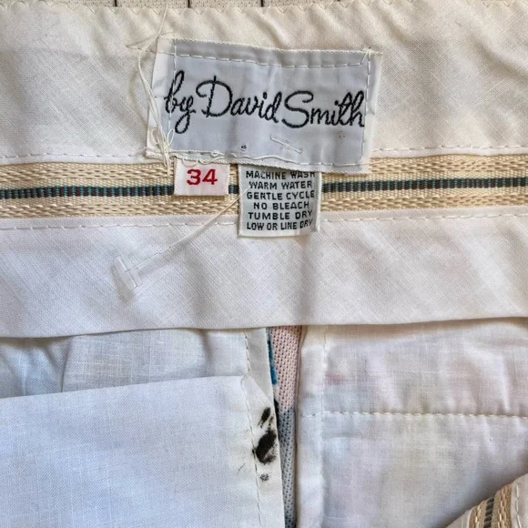 Vintage David Smith Golf Pants • Men’s Colorful ’70s Poly Slacks • 34 36 38 - Picture 8 of 14
